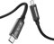 Cable Thunderbolt 5 USB 80G de 0.5metros, con ancho de banda de hasta 120 G, compatible con pantallas HD 8K/16K. Carga rápida de 240 W, y compatible con Thunderbolt 4, USB4, Thunderbolt 3 y USB-C