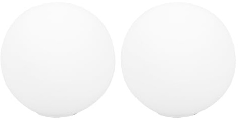 Ipetboom 2Pcs Frosted Glass Lamp Shade Ball Lampshade Globe Lamp Cover for Ceiling Lights Pendant Shade Replacement Small for Living Room Bedroom Study and Office