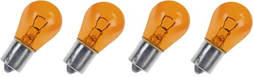 cyclingcolors 2x bombillas 12V 10W BAU15S naranja intermitentes coche moto (Paquete de 2)