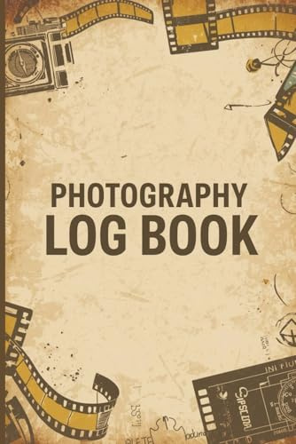 Photography Log Book | Vintage Film-Style Shoot Tracker & Camera Settings Journal | 6x9, 120 Pages for ISO, Aperture, Shutter Speed & Composition Notes