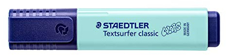 STAEDTLER 364 C-505 Textsurfer Classic Highlighter - Pastel Mint (Box of 10)