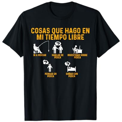 Pescador Tiempo Libre IR A Pescar Pesca Camiseta