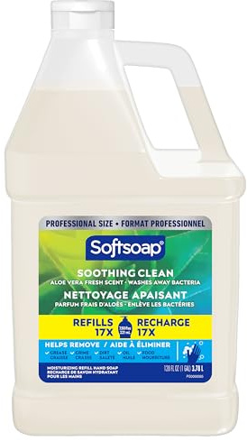 Softsoap Liquid Hand Soap Refill, Soothing Clean, Aloe Vera Fresh Scent - 1 gallon