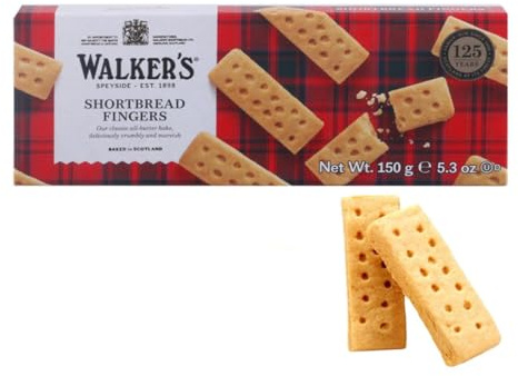 Walkers | Biscotti Inglesi Burro e Sale - 1 Blister | Frollini Burro Scozzese | Biscotti Tradizionali Inglesi