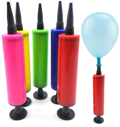 10pieces Ballon Pump | Pompa per palloncini | Pompa per gonfiatore per palloncini | gonfiatore per palloncini | Manuale per palloncini | Forniture accessori per palloncini | Colore casuale