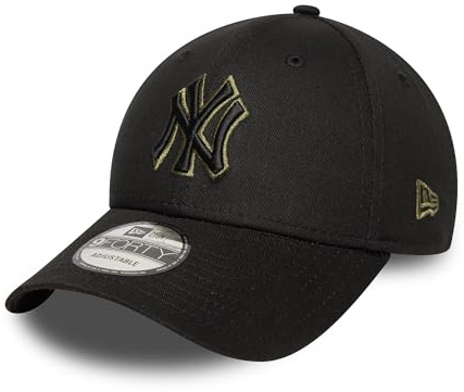 New Era New York Yankees MLB Team Outline 9Forty Cap Schwarz Oliv - One-Size