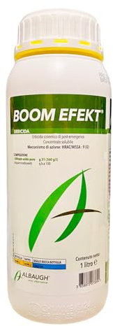 Diserbante sistemico Boom Efekt 1 L | Erbicida totale glifosate | Controllo infestanti - seccatutto Post-emergenza