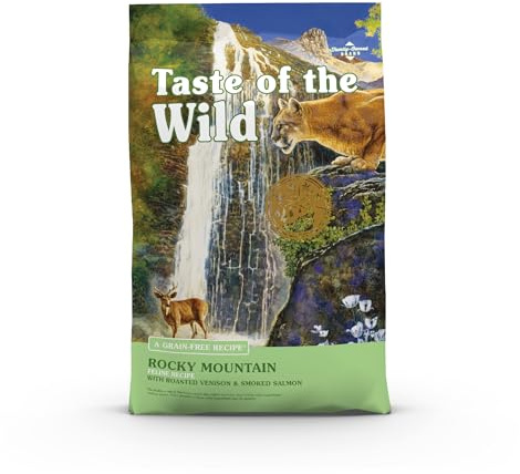 Taste Of The Wild Rocky Mountain Grain-Free Dry Cat Food With Roasted Venison & Smoke-Flavored Salmon 14lb