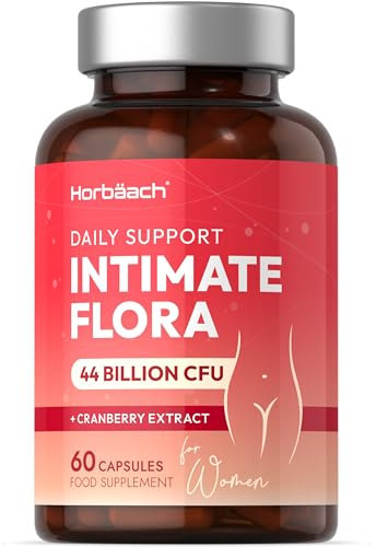 Pro-Bio for Women 22 Billion CFU | Intimate Flora Supplement with Cranberry & Inulin | Bio Cultures Complex for Women's Intimate Flora | 60 Vegan Capsules | by Horbaach