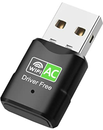 ROBMNE 600Mbps 5Ghz 2.4Ghz Wireless Network Card USB Wifi Dongle Adapter USB Dual Band RTL8811 LAN Adapter for/PC