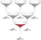 SICANAUO Cocktailglas aus Kristall, 13 Oz Martini Gläser Set von 6, einzigartige Trinkgläser, Premium Margarita, Champagner, Wein Vintage Glaswaren für Wein Cocktails Bar Parteien und Geschenk Dessert