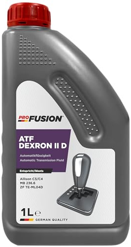ProFusion Aceite ATF Dexron II D – Fluido para Transmisión Automática y Dirección Asistida – Lubricante Dexron 2 para Cajas de Cambio y Sistemas Hidráulicos 1L