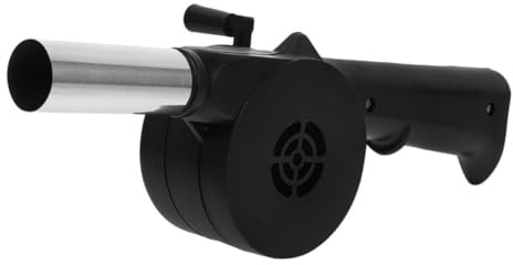 TOYANDONA Handkurbel-Bbq-Ventilator Manuelles Grillgebläse Tragbarer Feuerbalg Für Effiziente Holzkohleanzündung Outdoor Camping Grillzubehör