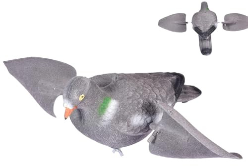 Esche per piccioni finte, decorazione per esterni, resistente alle intemperie, attivata dal, per esterni, balcone, patio, frutteto, vigneto, barca, caccia