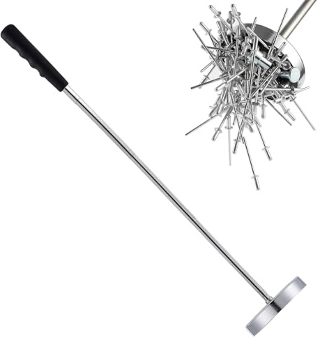 Herramienta magnética telescópica URCheers, barra magnética ajustable con mango antideslizante, hasta 15,8 kg (35 lb), imán telescópico para clavos, tornillos y objetos ferrosos