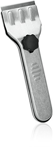 Metaltex 297016 - Rascador de Vidrio y vitrocerámica metálico