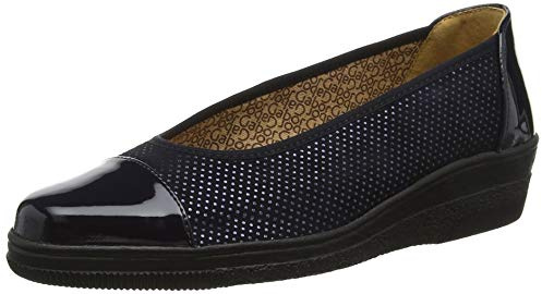 Gabor Shoes Comfort Basic, Women’s Derbys, Blue (Ocean 86), 4.5 UK (37.5 EU)