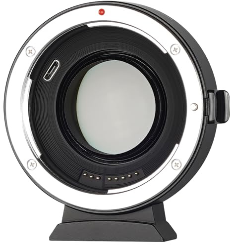EF-EOS M2 Autofokus Objektiv-Adapter 0.71x Speed-Booster kompatibel mit Canon EF-Objektiv zu EOS-M (EF-M Mount) Kameras CAN0N EOS M M2 M3 M5 M6 M10 M50 M100 M200