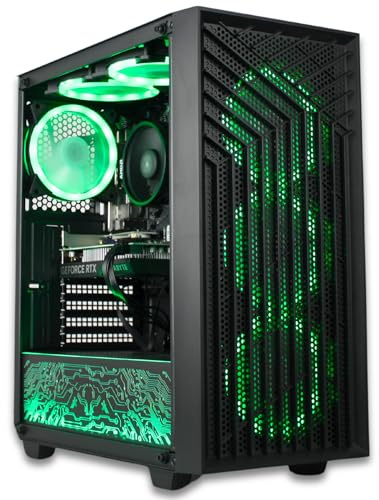XUM Spartan Gaming PC Ryzen 5 5500 RTX 5060 32GB RAM 512GB SSD 1TB HDD