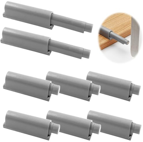8 Pezzi Ammortizzatori Nascosta, Push Pull per Ante, Magnetica Push to Open Chiusura per porta, armadi, cassetti per camper, armadietti della cucina