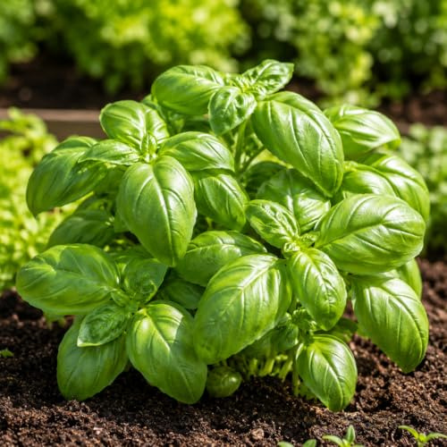 500 Semi Basilico Toscano Varietà Antica – Semi di Basilico Aromatico Italiano – Pianta Rustica e Profumata per Orto, Vaso e Giardino – Ideale per Cucina, Pesto e Coltivazione Domestica
