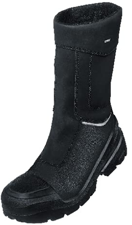Uvex Quatro Pro Arbeitsschuhe - Winter-Sicherheitsstiefel S3 CI SRC - Schwarz, Größe:43