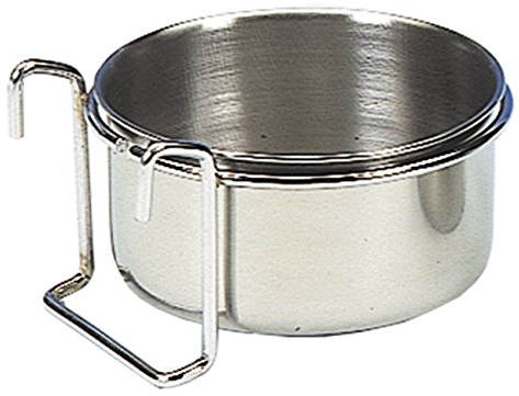 Nobby Vogelnapf Edelstahl, 15 cm, 0,9 ltr, silber