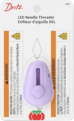 Dritz Enfile-Aiguille avec éclairage LED, Vert, 1