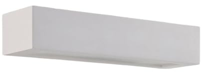 Lindby Led Wall Light, White Plaster Bedroom Classic Up Down Hallway Modern Living Room Lamp Bedside Uplighter G9 36cm