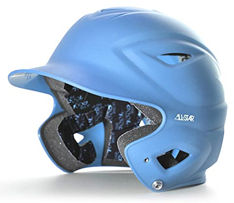 All-Star BH3000-MSB Matte Finish OSFA System 7 Batter's Helmet (6 1/2-7 3/4) SB