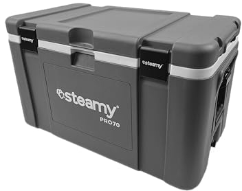 Steamy Pro 70 Kühlbox, 70 Liter, Grau