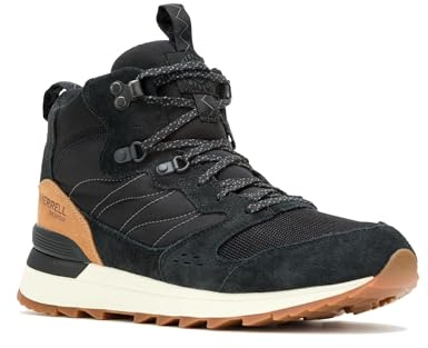 Merrell Men's Alpine 83 Sneaker Recraft Mid Waterproof Boot, Black, 10.5
