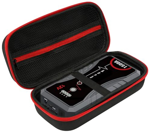 Custodia rigida per avviatore di emergenza Linkidea, borsa da viaggio antiurto compatibile con Nexpow Q10S e avviatore di emergenza portatile per auto Yaberauto YA80