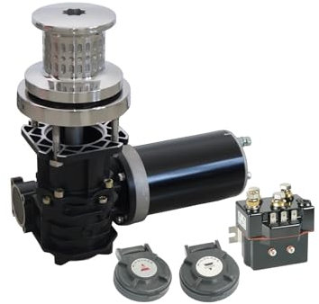 BADIKA Treuil d'ancre électrique Guindeau à câble Vertical for Bateau Marin en Acier Inoxydable 316L, 12 V, 600 W-1500 W(1500W)