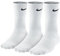 Nike Unisex Trainingssocken 3 Paar Lightweight Crew, Weiß (White/Black), Gr. 42-46 (Herstellergröße:L)