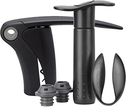 Le Creuset, Wein-Werkzeug-Set, Schwarz/Grau, 5-teilig