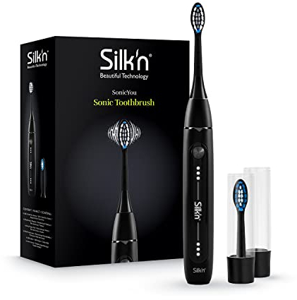 Silk'n SonicYou Spazzolino Sonico con Batteria da 300 Giorni, Nero