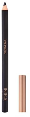 INIKA Organic Hypoallergenic Vegan Eye Pencil | Long-Lasting, Water-Resistant Makeup, Richly Pigmented, Vit E + Coconut Oil, Gentle for Sensitive Eyes, Cruelty-Free & Sustainable Packaging. Black