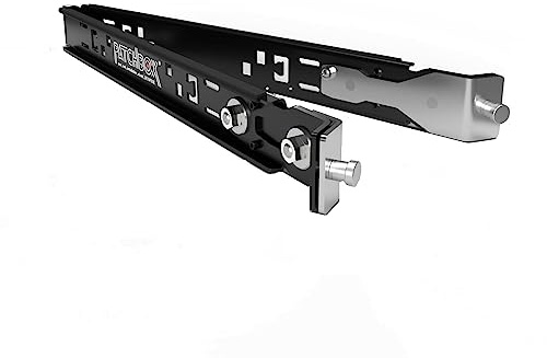 PATCHBOX Setup.exe - Montaje en Bastidor, Alternativa de Estante de Hardware Para Fácil Montaje de Hardware en el Armario del Servidor, nstala en Segundos, Máx 50kg, Con Orificios Roscados Y Cuadrados