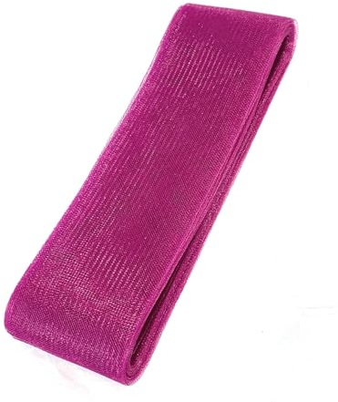 Caprilite Un rollo de 20 m de poliéster rígido de crin de caballo trenzado de malla de cintas para dobladillo deshuesado costura sombrerería crinolina CRIN tocado hacer adornos 8 cm de ancho (ciruela