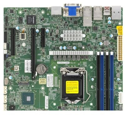 For X12SCZ-TLN4F Single-socket Server Micro-ATX Motherboard LGA-1200 W480E DDR4 10th Generation i3 i5 i7 i9