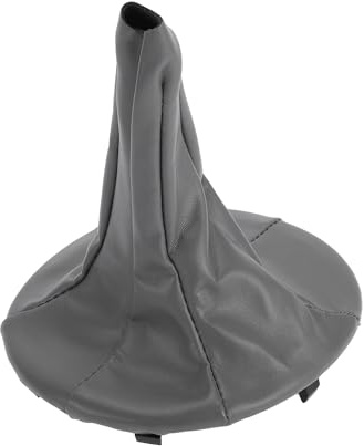 HEROFFIX Gear Shift Stick Gaiter for FIAT PANDA 2003-2012 Grey Faux Leather | for FIAT 500C 2007-2013, Gear Stick Knob Cover Boot Shift Cover, 1 Pc