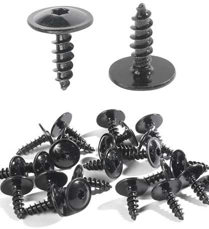 Flaconi 24PCS Viti per Auto,Viti per Lamiera del Parafango Dell'auto,Vite del Parafango,Vite Autofilettanti,Adatto per Rivestimenti di Passaggio a Ruote,Coperture per Ali,Cappuccio e Altro Ancora