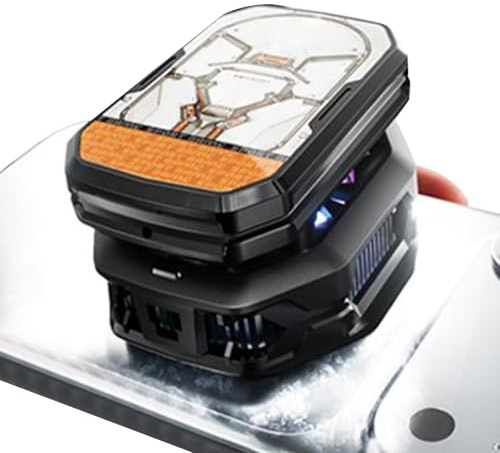 Kustimantu Ventilatore Raffreddante Per Cellulari - Dissipatore Magnetico Portatile,Radiatore Ricaricabile Smartphone | Adatto A Viaggio Ufficio Comodino Casa Streaming Live Videochiamata Giochi