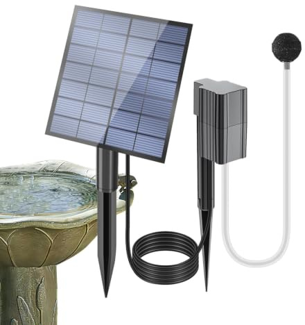 Akvariebubbler Portabel Solcellsdriven Syresättning