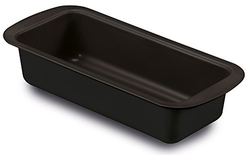 Guardini, Stampo plumcake 25x11 cm, Acciaio con rivestimento antiaderente, Nero, Made in Italy, Linea Gardenia