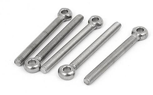 Aexit M6 x 60mm 304 Acier inoxydable oeil levage épaule machine montage Boulon 5Pcs 691X306