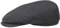 Stetson Belfast Silk Schiebermütze Herren - Flatcap aus Seide - Herrencap Made in EU - Seidenmütze Frühjahr/Sommer - Flat Cap grau-schwarz 61 cm