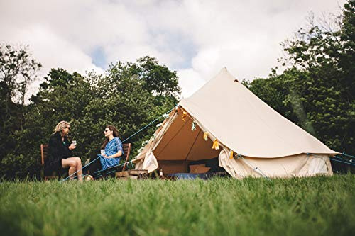 Bell Tent Boutique 285 gsm klocktält – 100 % naturligt bomullsdukstält 3 m – 7,5 m | Boutique & SpoveMate Range