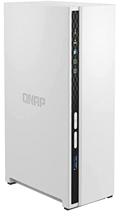 QNAP TS-233 2-bay Desktop NAS Enclosure - 20TB RAM - Seagate Ironwolf Drive